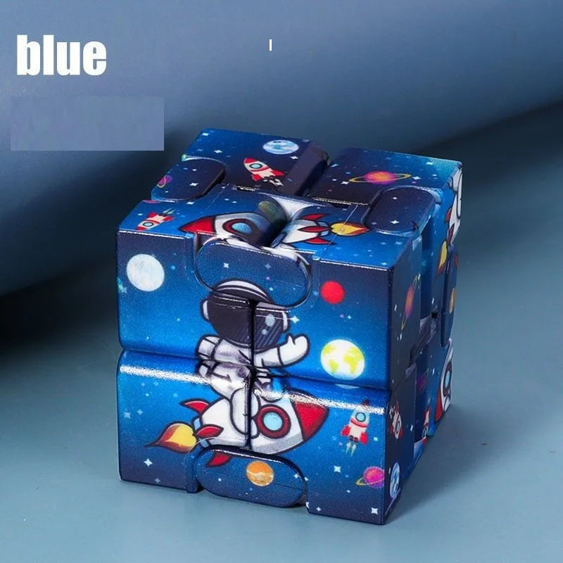 Infinity Cube Fidget Toy – Flip Puzzle Fingertip Game