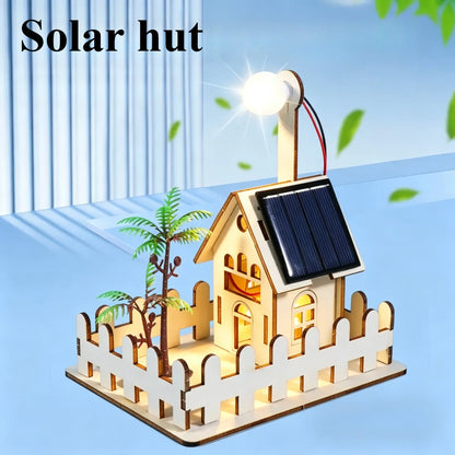 Solar Car Model Kit – DIY Wooden Science & Education Project