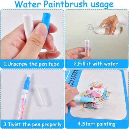 Magic Water Drawing Book