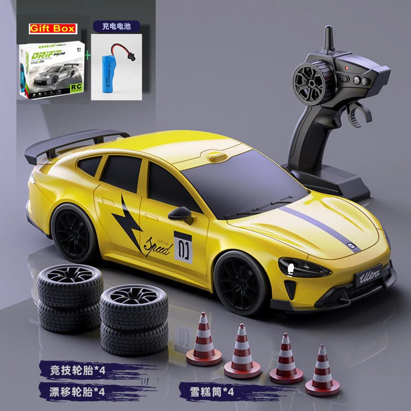 1:24 Scale RC Drift Racing Car with LED Lights and 4WD