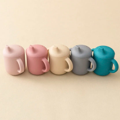 Baby Silicone Cup – 180ml Infant Training Drinking Cup