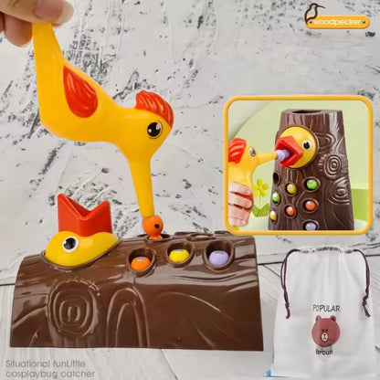 Magnetic Bird Catching Game – Interactive Insect Puzzle Toy for Kids