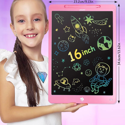 LCD Writing Tablet for Kids – Reusable Drawing & Doodle Board