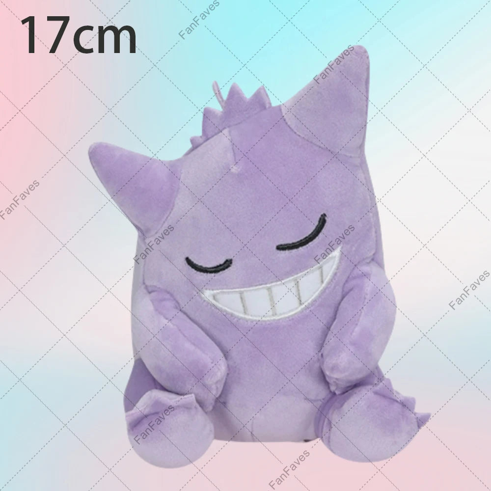 Gengar Pokemon Soft Plush Toy Gengar Keychain Pendant Stuffed Animal Dolls Cartoon Cute Peluche Hanging Doll Christmas Gift