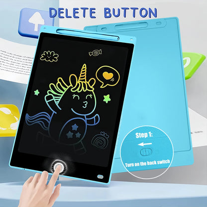LCD Writing Tablet for Kids – Color Drawing Board 8.5-16 Inch