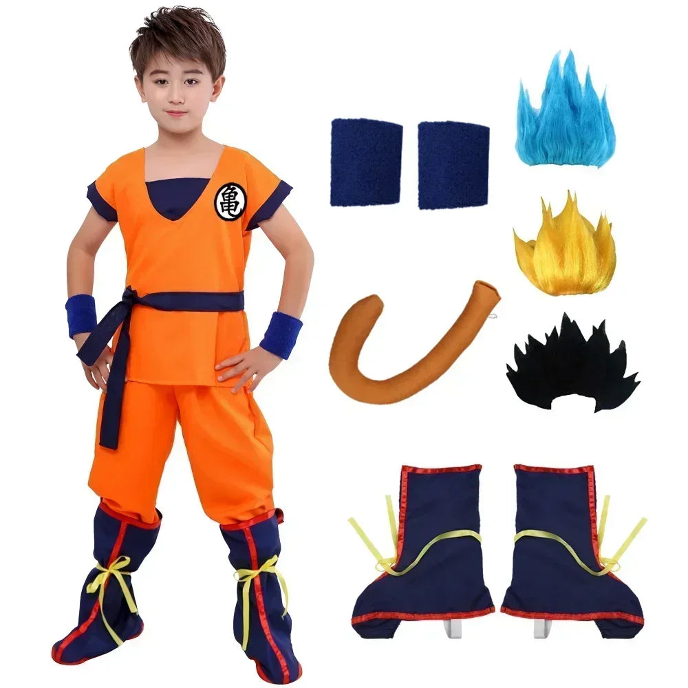 Anime Martial Arts Cosplay Costume Unisex – Kids & Adult Dress Up