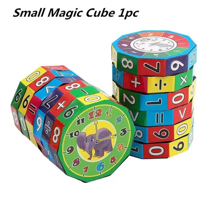 Math Cube Toy – Montessori Arithmetic Counting & Learning Puzzle