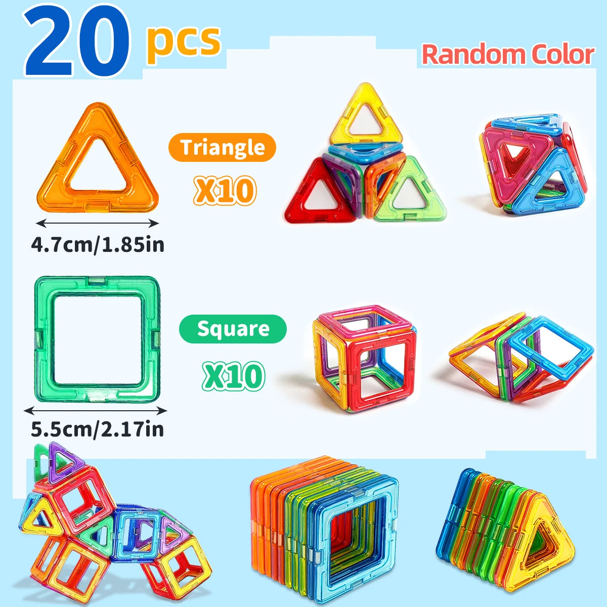 Magnetic Building Blocks for Kids – STEM Construction Toy