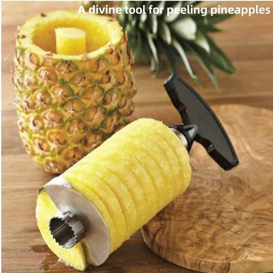 Pineapple Slicer – Stainless Steel Fruit Cutting Tool
