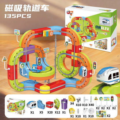Magnetic Train Toy Anti-Gravity Track Electric Railway Car