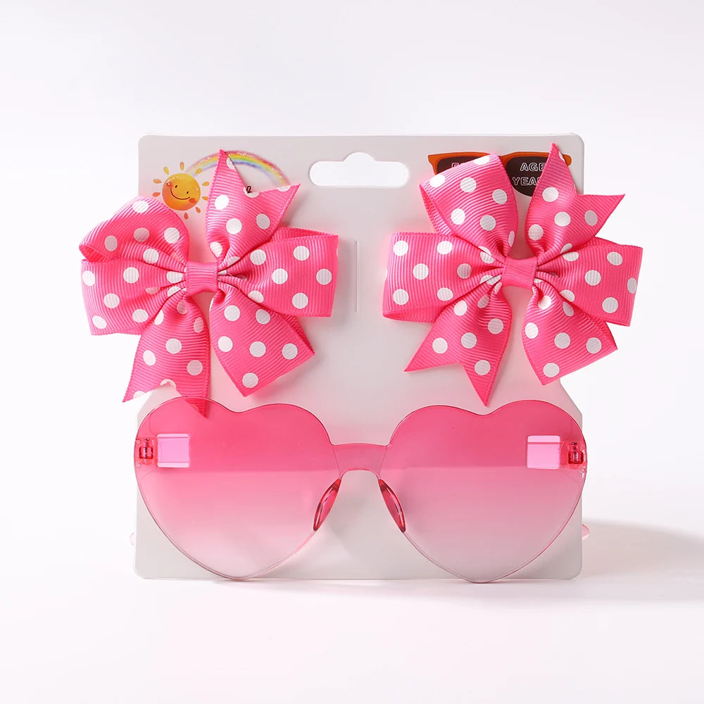 Girls Hair Bow Clips