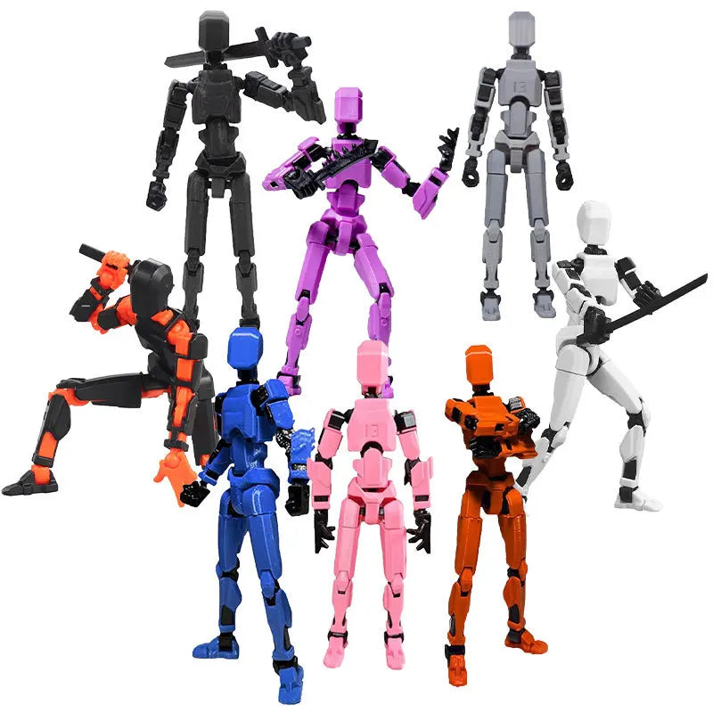 Multi-Jointed Robot Action Figure – Movable Poseable Model