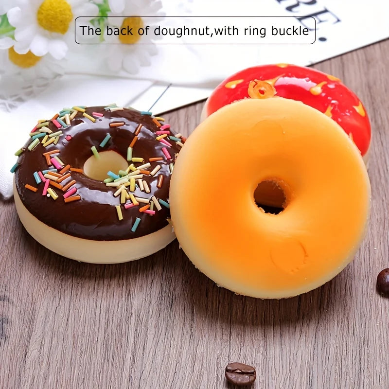 Fake Donut Decoration Artificial Food Display Prop Party Kitchen Decor