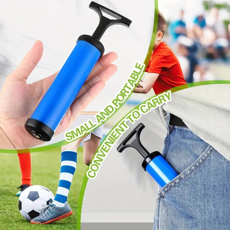 Ball Pump Portable Ball Inflator with Needle & Nozzle for Sports