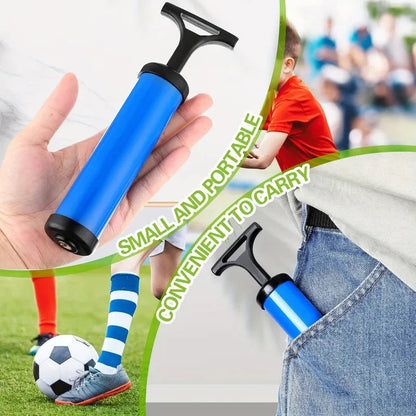 Ball Pump, Portable Sports Ball Inflator with Needle & Nozzle