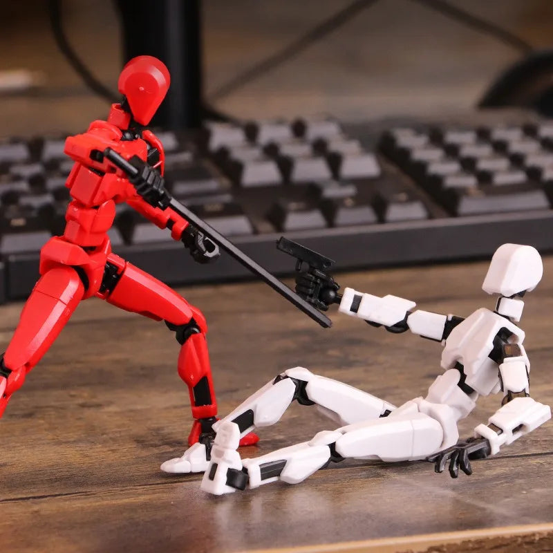 13-Joint Articulated Action Figure – DIY Poseable Figure