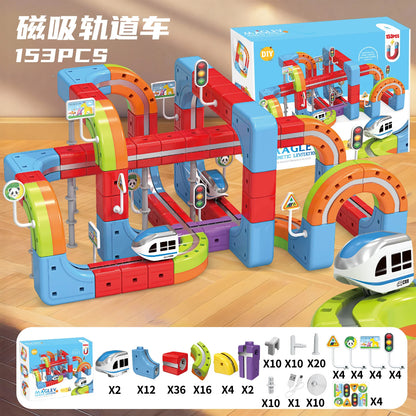 Magnetic Train Toy Anti-Gravity Track Electric Railway Car