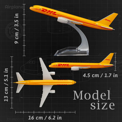 1/400 Scale Aircraft Model – 16cm Diecast Plane with Base