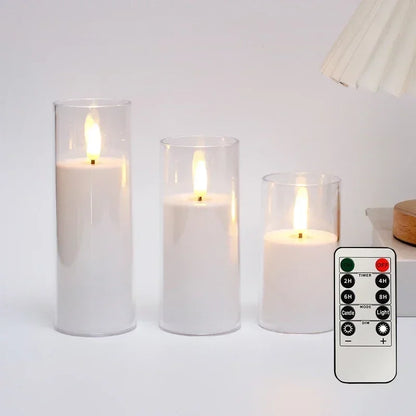 Flameless Candles with Remote – Flickering LED Decor