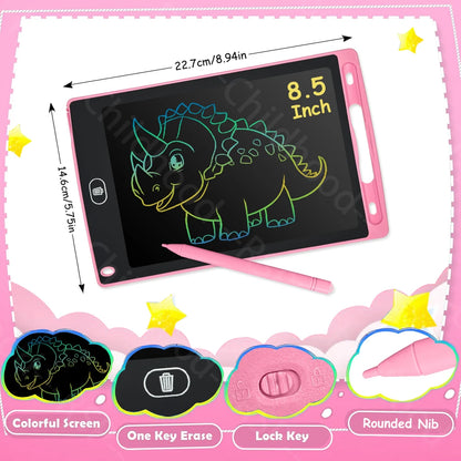 LCD Writing Tablet for Kids – Reusable Drawing & Doodle Board