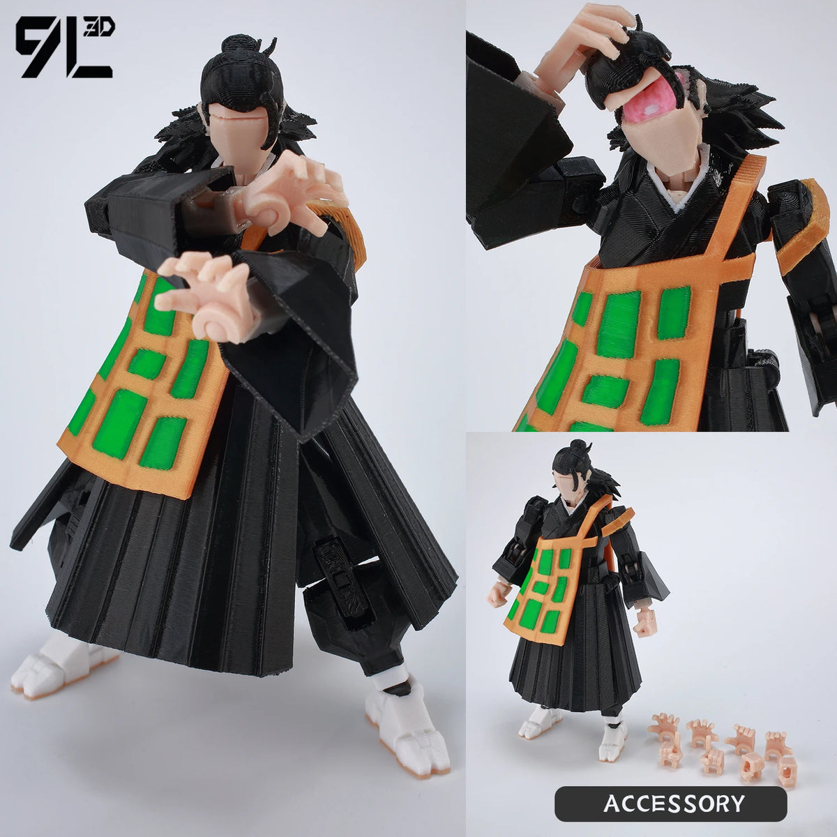 Optimized Product Title: 3D Printed Action Figure, Articulated & Poseable – Ready to Display