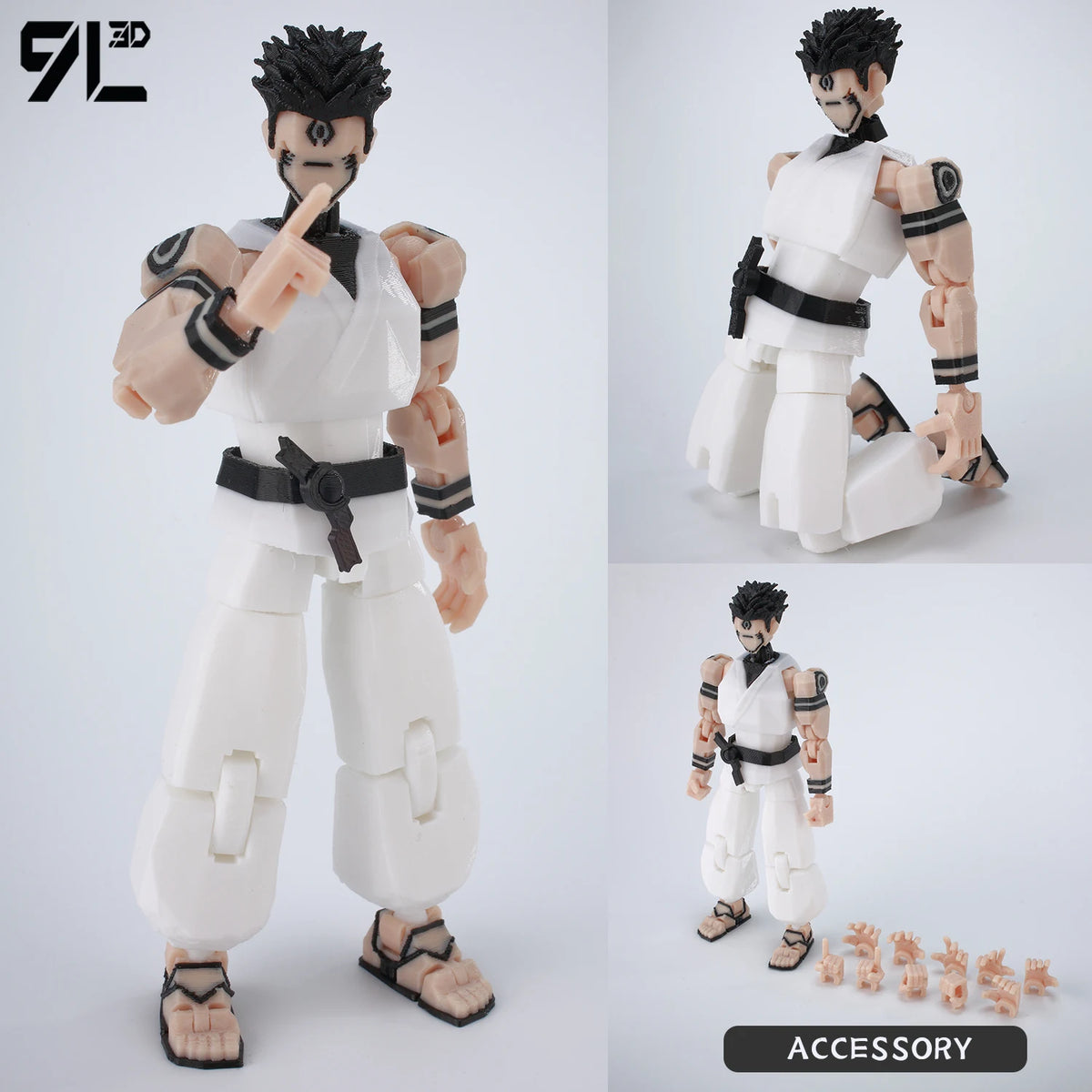 Optimized Product Title: 3D Printed Action Figure, Articulated & Poseable – Ready to Display