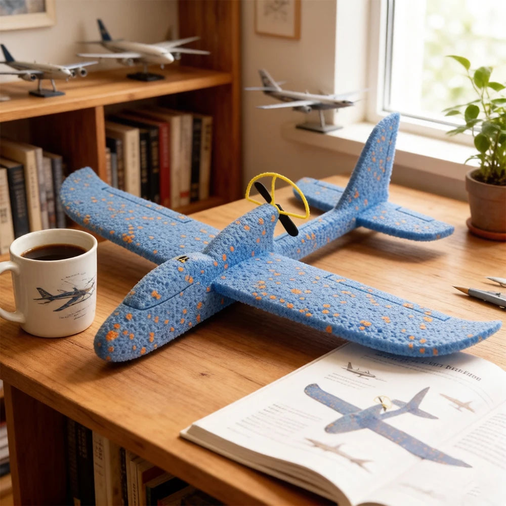 GB Hand Launch Foam Glider Airplane for Outdoor Flying