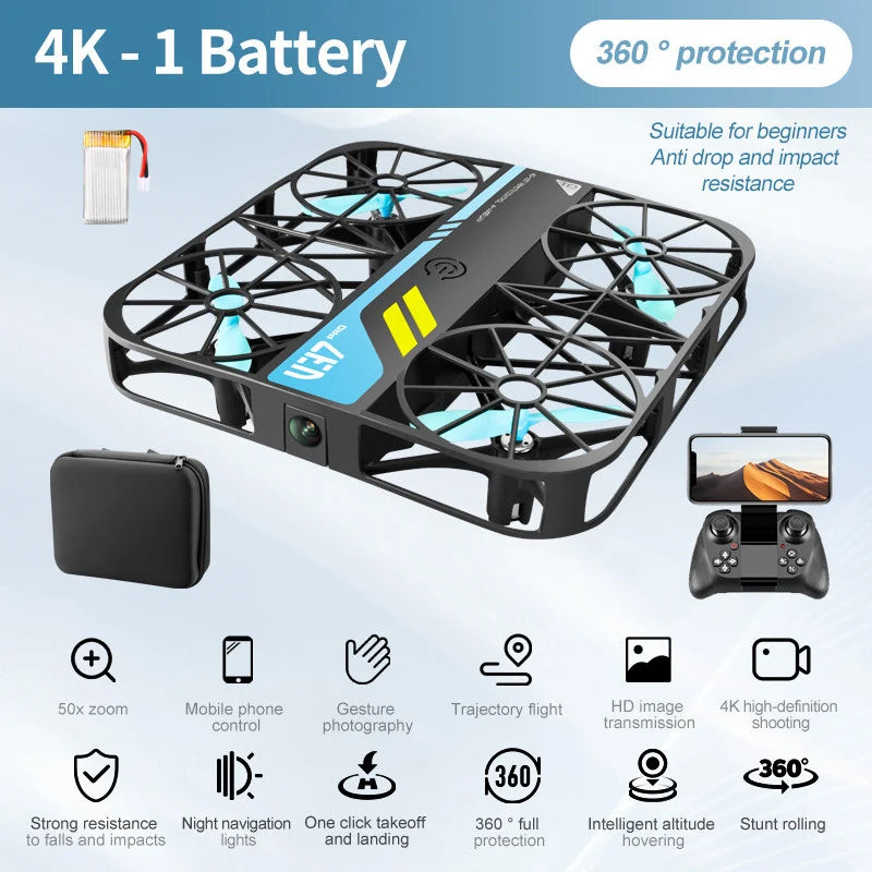 Mini Drone with Camera, WiFi FPV and Protective Guard