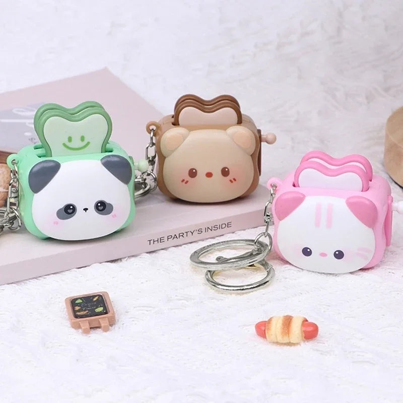 Panda Keychain – Cute Cartoon Key Ring Gift for Women