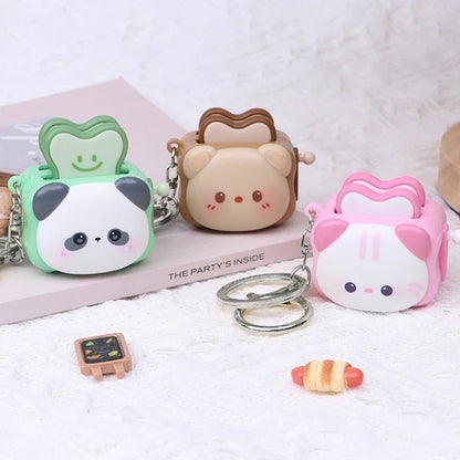 Panda Keychain – Cute Cartoon Key Ring Gift for Women