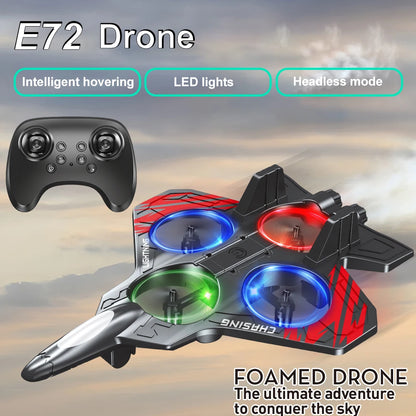 Foam RC Stunt Airplane with LED Lights and 360° Flips