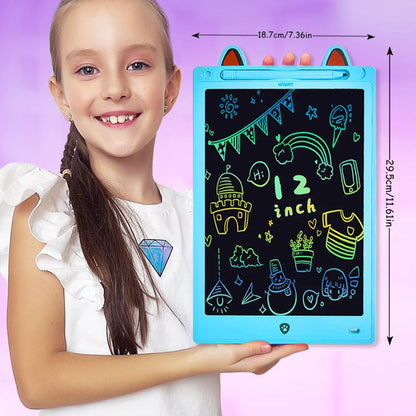 LCD Writing Tablet for Kids – Reusable Drawing & Doodle Board