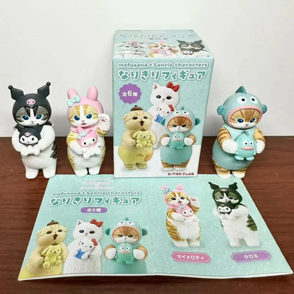 Kawaii Cat Collectible Figure – Cute PVC Model Ornament