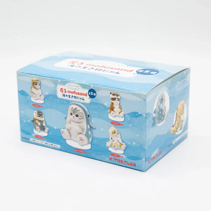 Marine Animal Cat Figurines – Cute Blind Box Table Ornaments