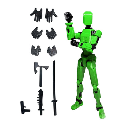 13-Joint Articulated Action Figure – DIY Poseable Figure