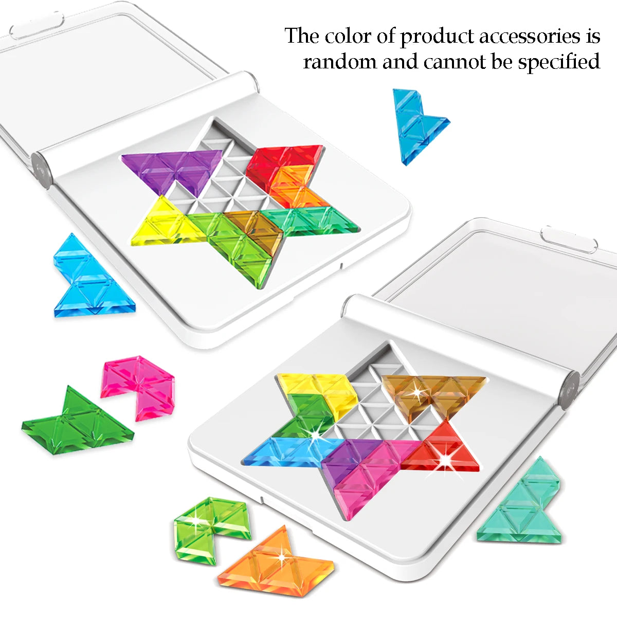 Puzzle Toys Logical Thinking Game Multiple Shapes Colors for Kids