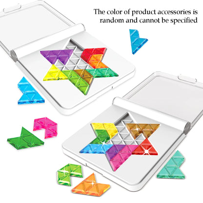 Puzzle Toys Logical Thinking Game Multiple Shapes Colors for Kids