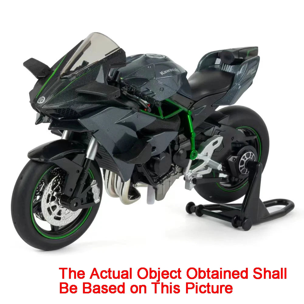 1:12 Diecast Motorcycle Model – Alloy Light & Sound Collectible