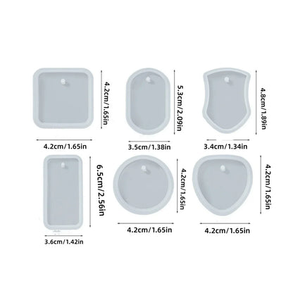 Keychain Silicone Molds – DIY Resin Jewelry Making Set