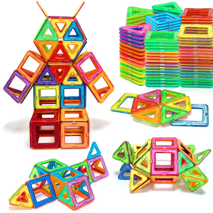 Magnetic Building Blocks – STEM Construction Toy Set for Kids