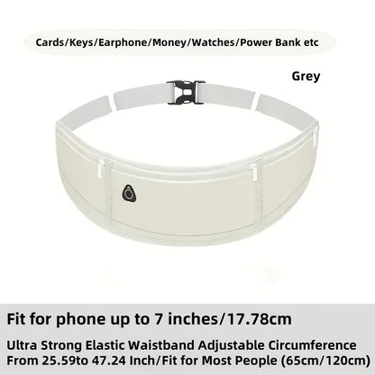 Lightweight Running Waist Bag Casual Belt Cycling Waist Pack Mobile Phone Bag Waterproof Gym Bags Sports Belt Hidden Fitness Bag