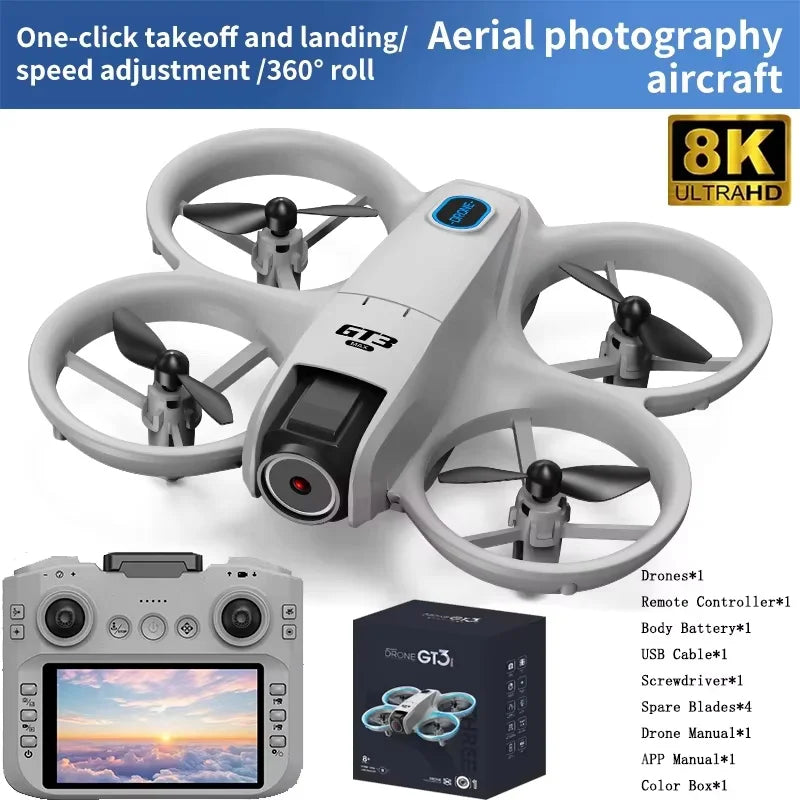 8K Camera Drone with Remote Control – Mini Quadcopter