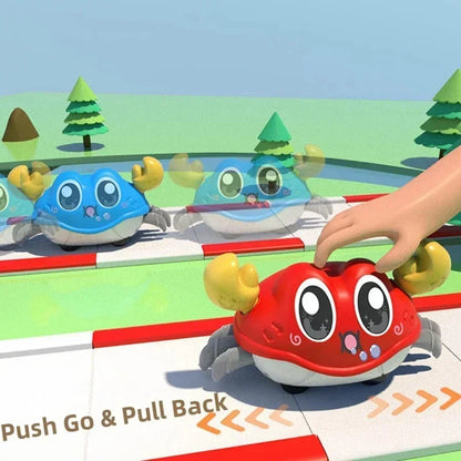 Crawling Crab Toy Interactive Tummy Time Sensory Toy for Babies