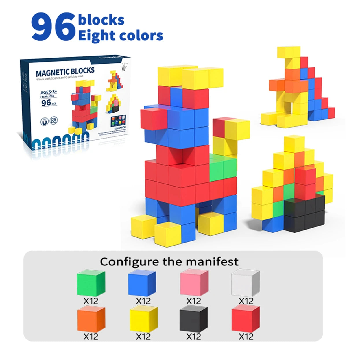 Magnetic Building Blocks – Creative STEM Toy for Kids