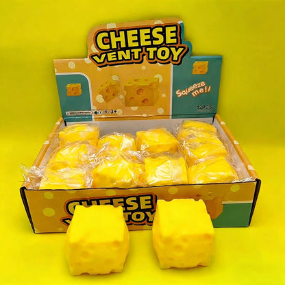 Cheese Squishy Fidget Toy Slow Rebound Squeeze Toy