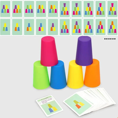 Cup Stacking Game for Kids