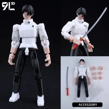 Optimized Product Title: 3D Printed Action Figure, Articulated & Poseable – Ready to Display