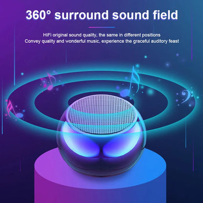 Mini Bluetooth Speaker – Portable Wireless Speaker with USB Charging
