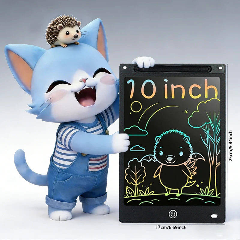 10 Inch LCD Writing Tablet for Kids – Colorful Drawing Board
