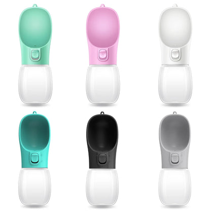 Portable Dog Water Bottle – 300ml/350ml/550ml Travel Dispenser
